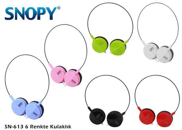 Snopy Sn-613 Baş Üstü Kulaklık Kırmızı - Image 1