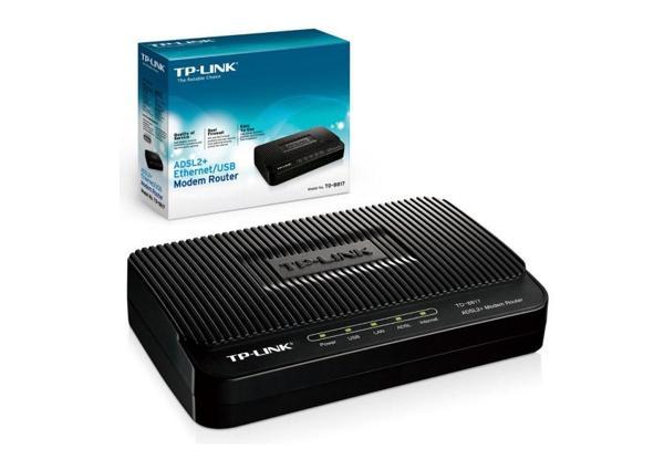 Tp-Lınk TD-8817ADSL2+ Ethernet/USB Modem Router - Image 1
