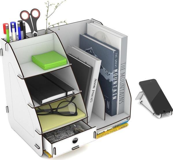 Focus Modest Çekmeceli A4 Evrak Rafı Masaüstü Organizer - Image 1