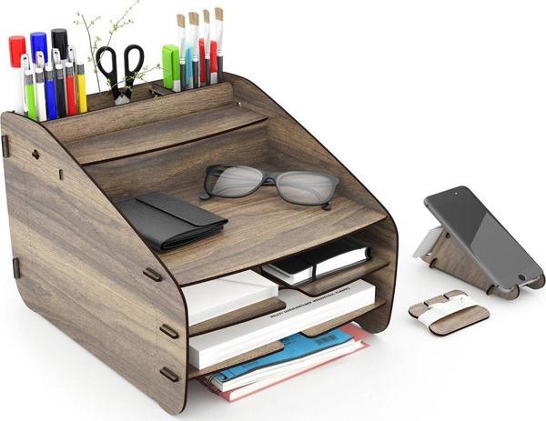 Fxm Modest - 6 Renk - A4 Evrak Rafı Masaüstü Organizer Düzenleyici - Image 1