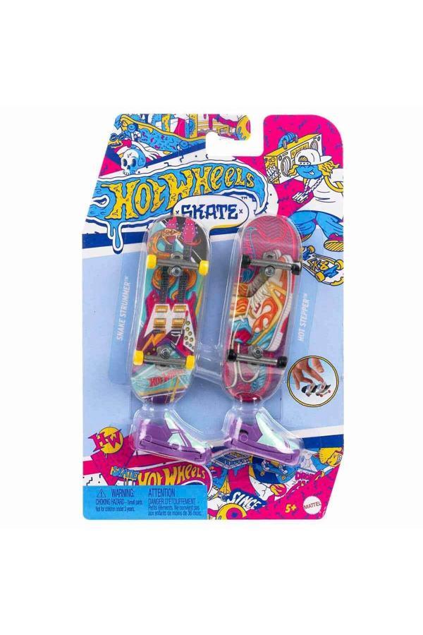 Hot Wheels Skate Retro Temalı İkili Parmak Kaykay Ve Ayakkabı Paketleri Hxl19 - Image 1