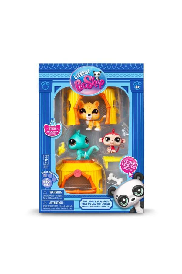 Littlest Pet Shop Lıttlest Petshop Fıgures 3 Pcs. Wıth Accessorıes - Jungle (#Bf000515) - Image 1