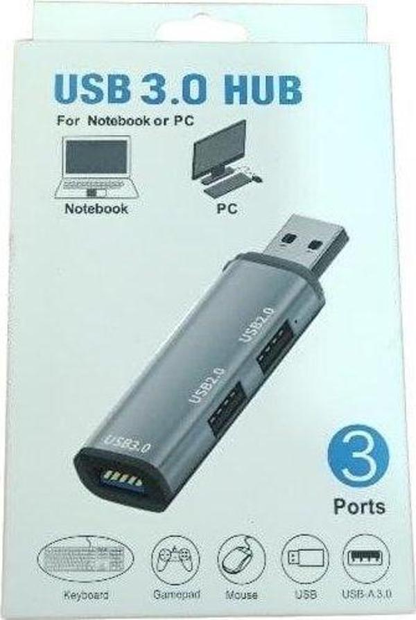 USB 3.0 HUB ÇOKLAYICI 1*USB 3.0- 2*USB 2.0 ÇOKLAYICI - Image 1