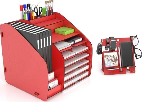 Fx-xl Modest - 6 Renk - A4 Evrak Rafı Masaüstü Organizer - Image 1