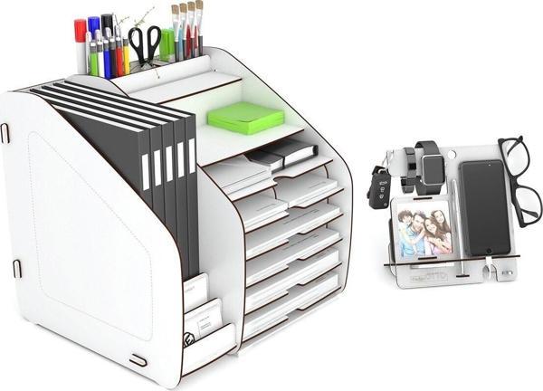 Fx-xl Modest - 6 Renk - A4 Evrak Rafı Masaüstü Organizer - Image 1