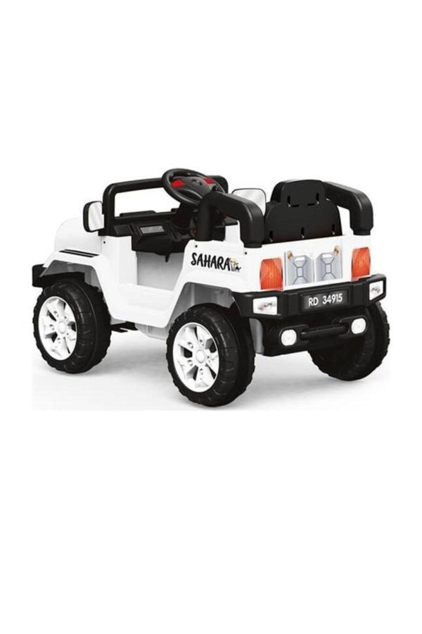 Dolu Neon Sahara 12 V Uzaktan Kumandalı Akülü Araba Beyaz - Image 1
