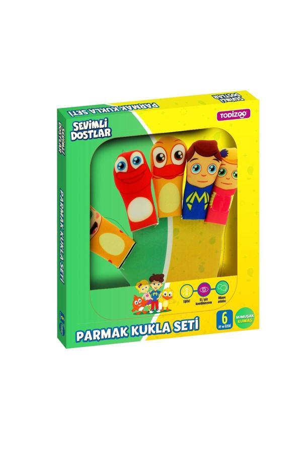 Todizoo Sevimli Dostlar Peluş Parmak Kuklası - Image 1