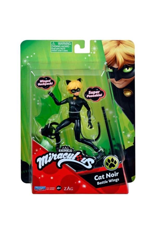 Miraculous Uğur Böceği Bebekler 13 Cm Cat Noir Battle Wings - Image 1