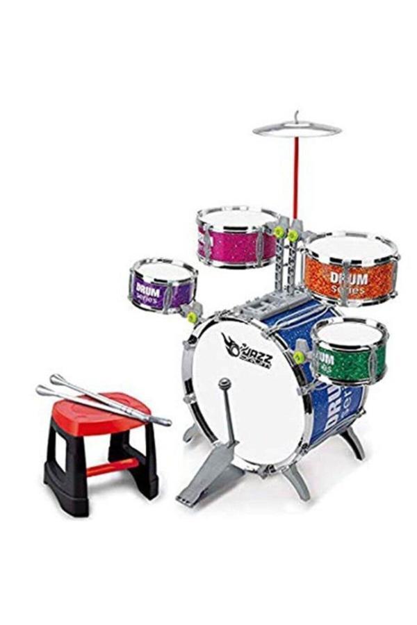 Ercan Oyuncak Oyuncak Büyük Boy Davul Ve Bateri Seti - Image 1