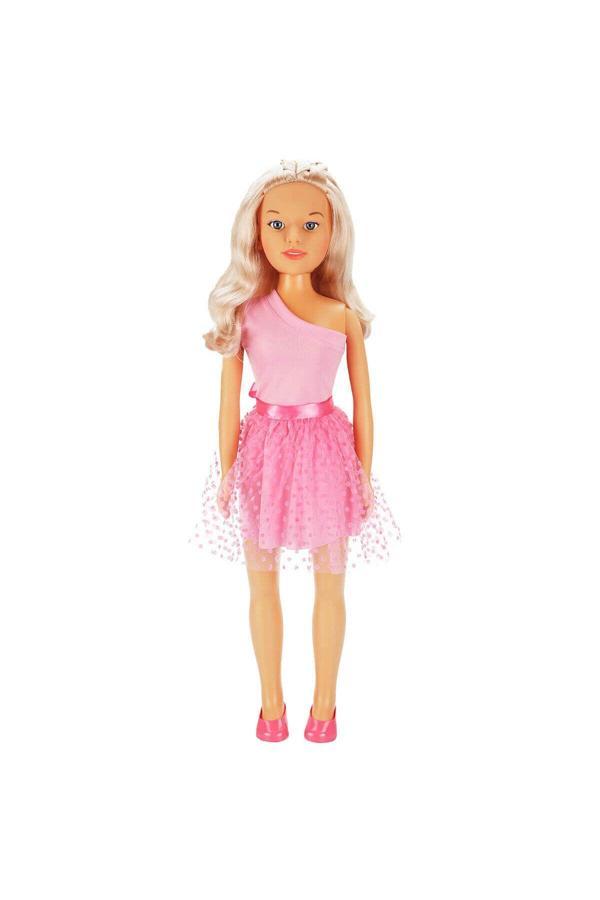 Sunman Yürüyüş Arkadaşım Clara Party 80 Cm - Pembe Elbiseli - Image 1
