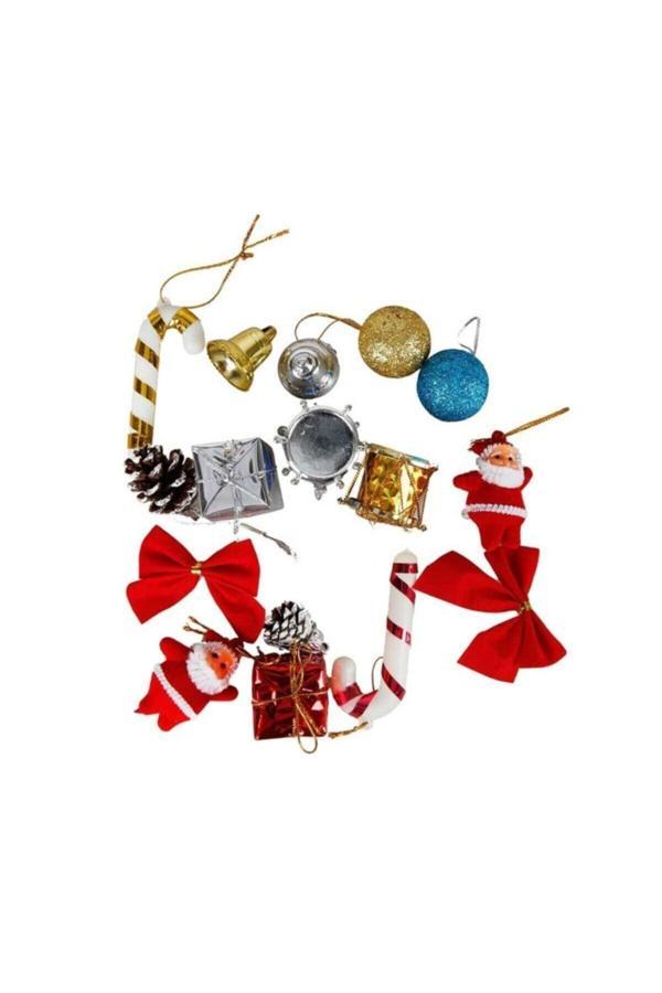 Leva House Leva 16 Parça Karışık Yılbaşı Ağacı Süsü - Image 1