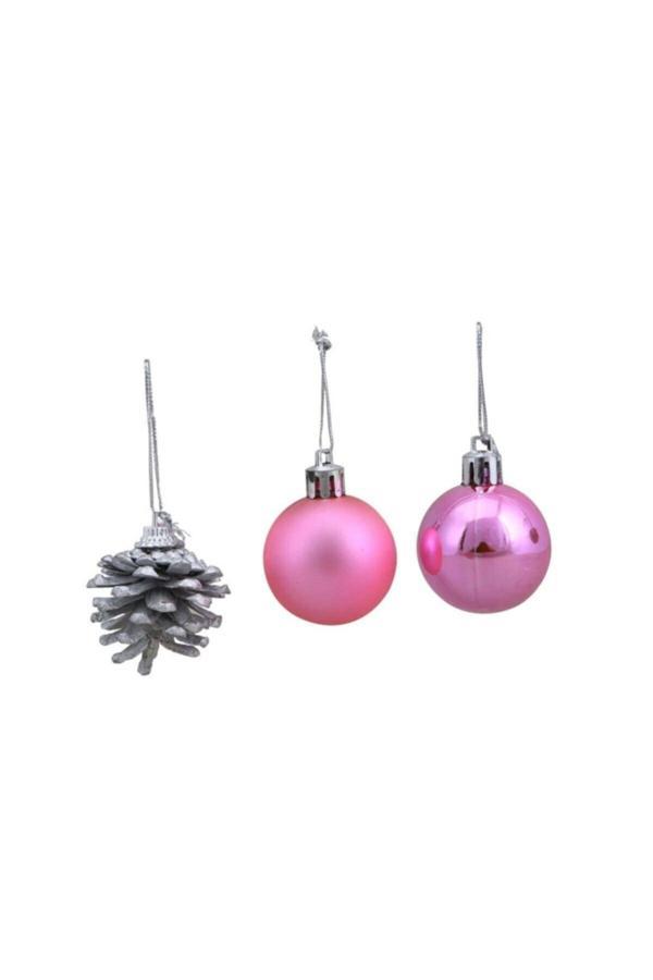 Bimbambom Leva Yılbaşı Süsü Top Ve Kozalak - Image 1
