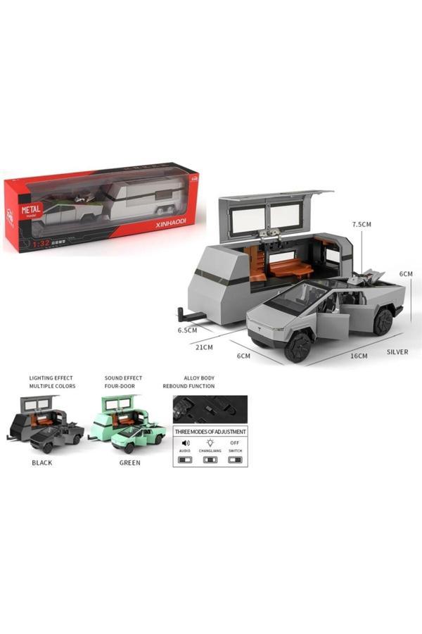 Vardem Oyuncak Sesli Ve Işıklı 1:32 Ölçekte Karavan - Vrdtoru Toys - Image 1