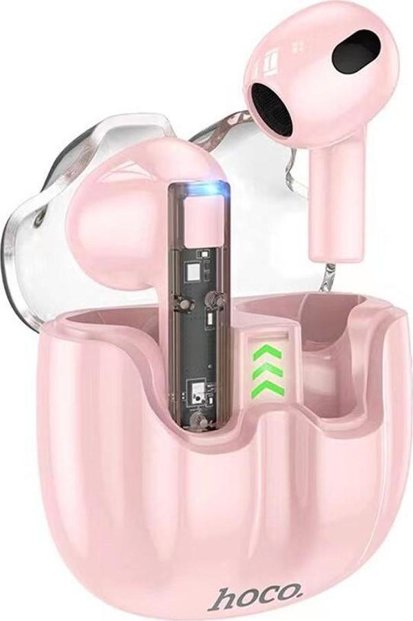 HOCO Dokunmatik Kontrol Bluetooth 5.1 TWS Kulaklık Pembe - Image 1