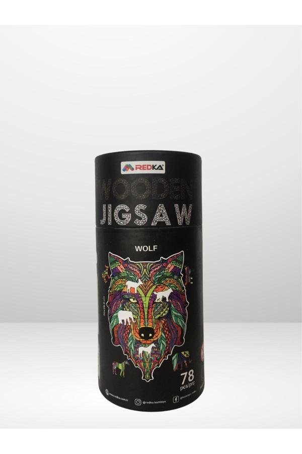 Redka Wooden Jigsaw Wolf - Image 1