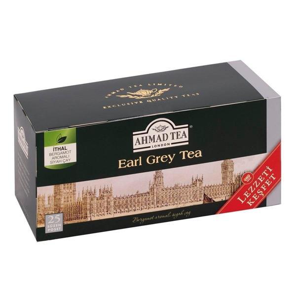 Ahmad Tea Earl Grey Bardak Poşet Çay 25' Li̇ 50 Gr - Image 1