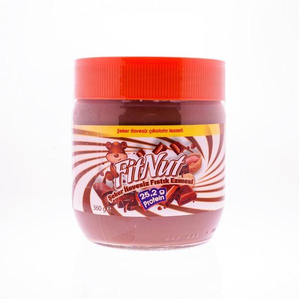 Fitnut Şeker İlavesi̇z Çi̇kolatalı Fıstık Ezmesi 360 Gr - Image 1