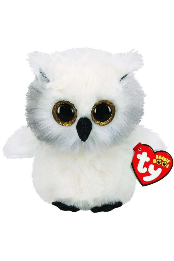 Ty Beanie Boos Snowy Beyaz Baykuş Peluş 15 Cm - Image 1