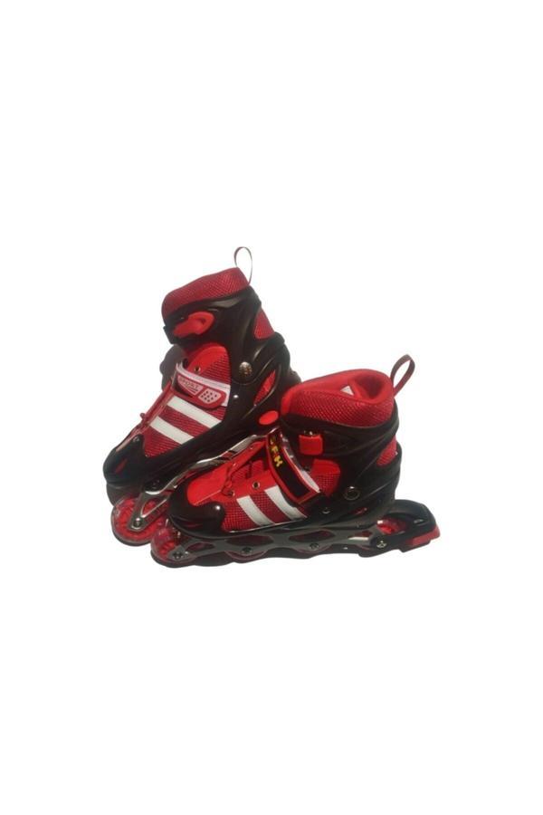 Pasifik Işıklı Çiftlenebilir Paten L Kırmızı 39-43 - Image 1