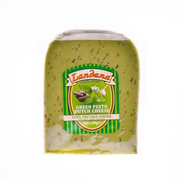 Landana Yeşi̇l Pesto Gouda Peyniri̇ 150 Gr - Image 1