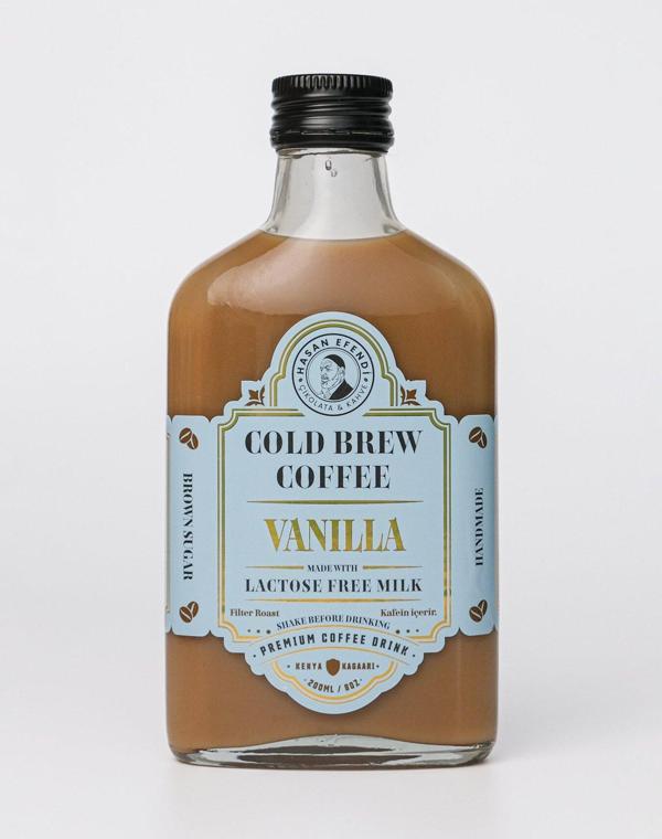 Hasan Efendi̇ Vani̇lya Aromalı Cold Brew Coffee 200 Ml - Image 1