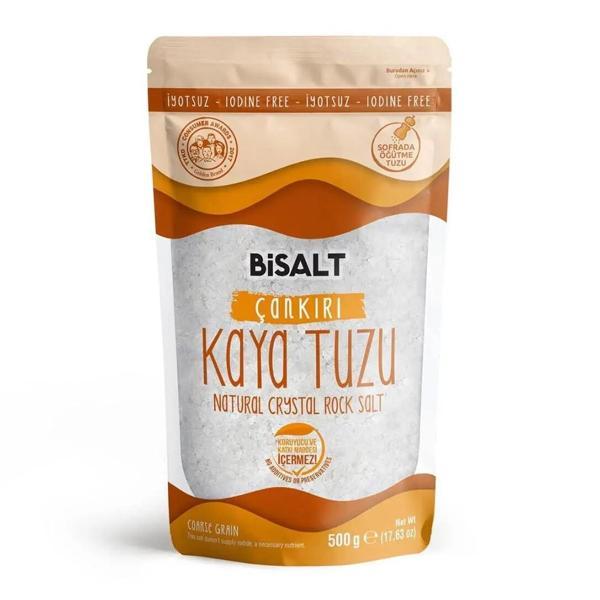 Bi̇salt Çankiri Kaya Tuzu 500 Gr - Image 1