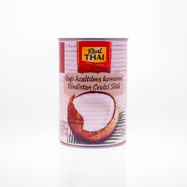 Real Thai Yağı Azaltılmış Konserve Hi̇ndi̇stan Cevi̇zi̇ Sütü 400 Ml - Image 1