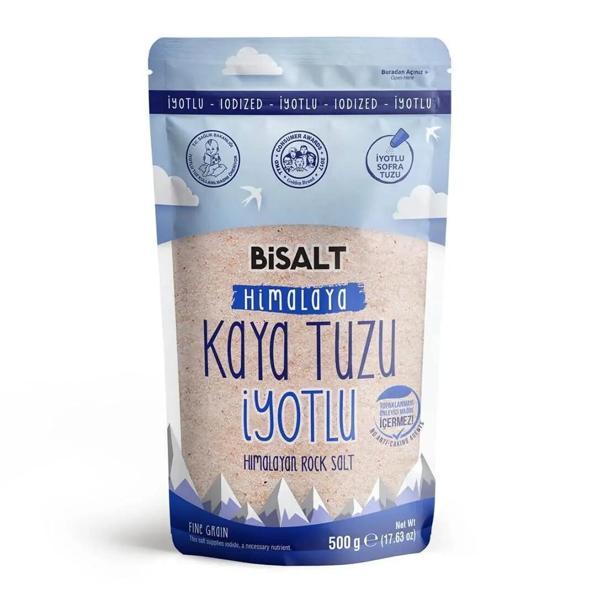 Bi̇salt İyotlu Hi̇mayala Tuzu 500 Gr - Image 1
