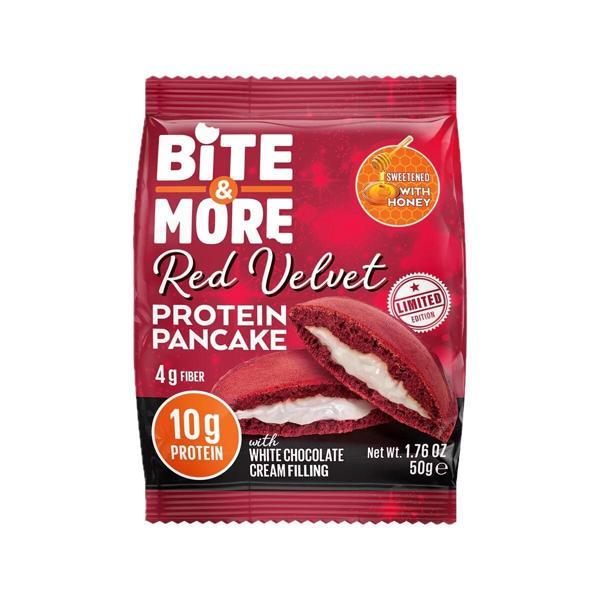 Bite And More Red Velvet Protei̇n Pancake 50 Gr - Image 1