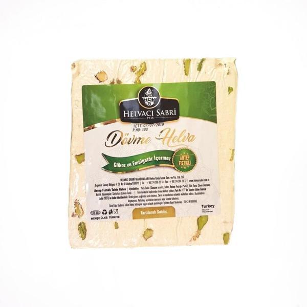 Helvacı Sabri̇ Dövme Fıstıklı Tahi̇n Helva 480 Gr - Image 1