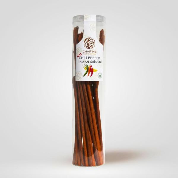 Char Me Chili Bi̇berli̇ Gri̇ssi̇ni̇ 190 Gr - Image 1