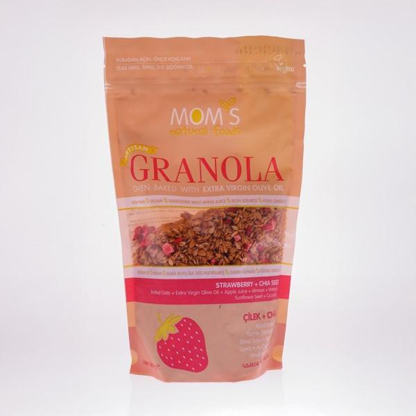 Moms Çi̇lek Chia Granola 360 Gr - Image 1