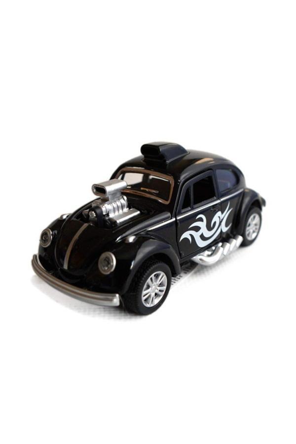 Adeland Siyah Sesli Işıklı Çek Bırak Vosvos Metal Araba 12 Cm - Image 1