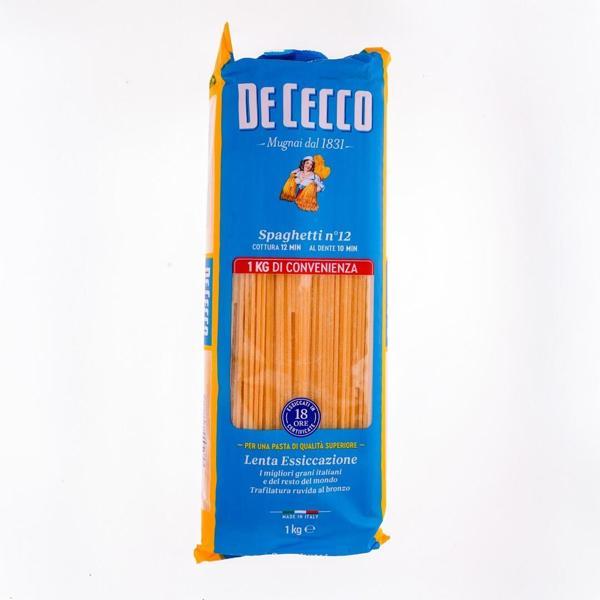 De Cecco Spaghetti No 12 1000 Gr - Image 1