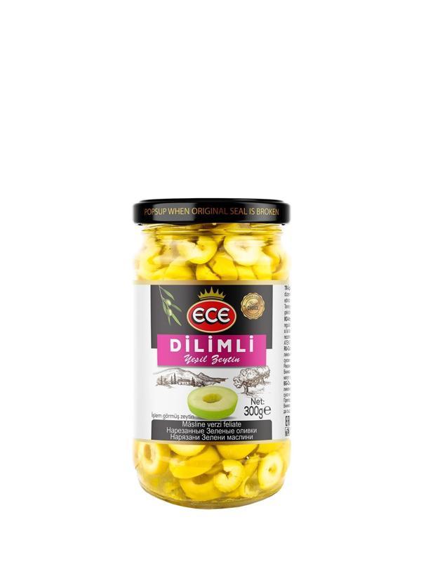 Ece Di̇li̇mlenmi̇ş Yeşi̇l Zeyti̇n 300 Gr - Image 1