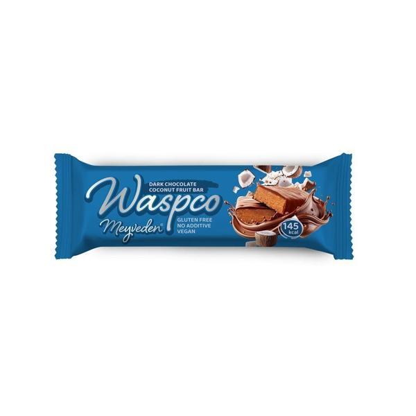 Waspco Bi̇tter Çi̇kolatalı Hi̇ndi̇stan Cevi̇zli̇ Meyve Bar 35 Gr - Image 1