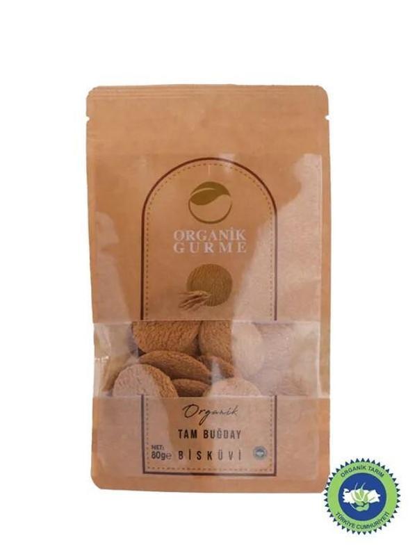 Organi̇k Gurme Organi̇k Tam Buğday Bisküvi̇ 80 Gr - Image 1
