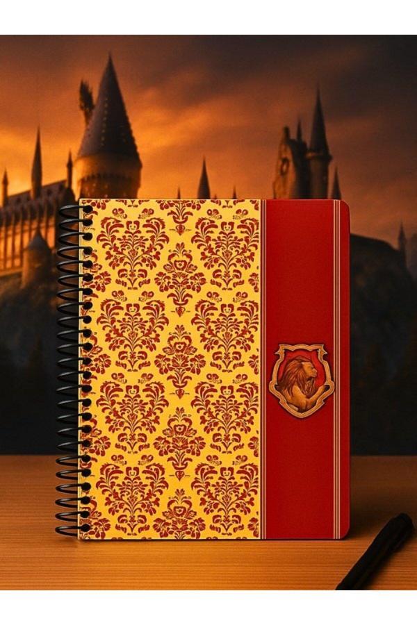 Öğrenci ve Ofis Kullanımı İçin Uygun Aslan Karakter Temalı Spiralli Kareli Defter 80 Yaprak - Image 1