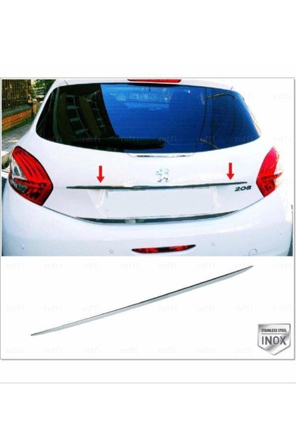 Peugeot 208 Uyumlu  Krom Bagaj Çıtası 2012 Üzeri P.çelik - Image 1