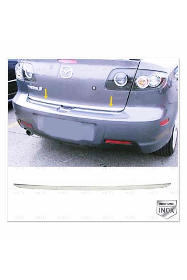 Mazda 3 Krom Bagaj Alt Çıtası 2003-2009 P.çelik Sedan - Image 1