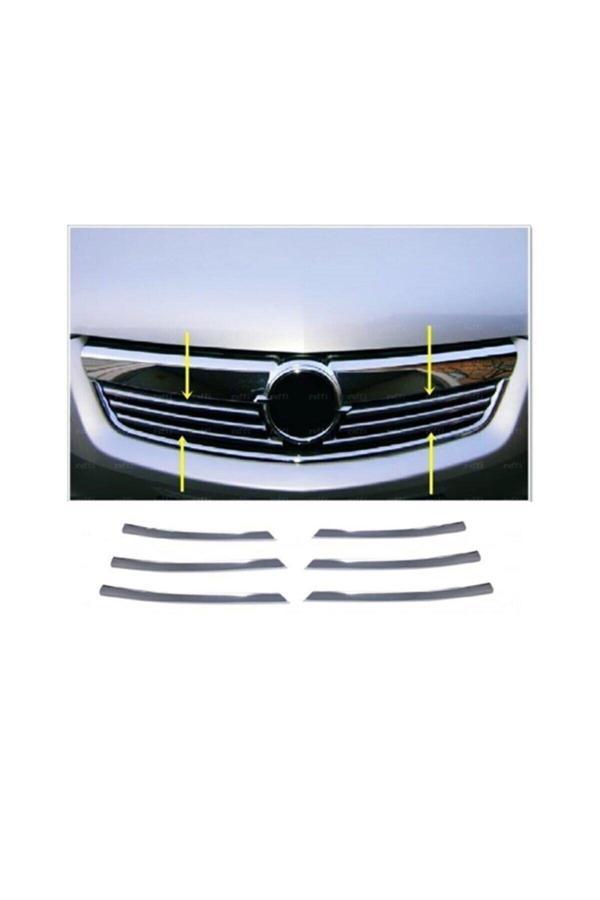Opel Zafira B Krom Ön Panjur 6 Prç. 2005-2008 P. Çelik - Image 1