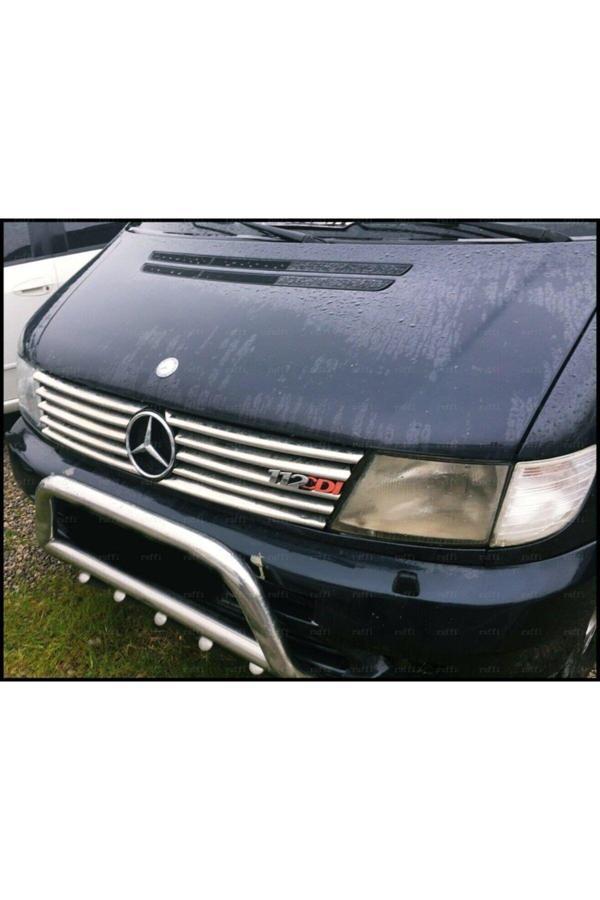Mercedes Vito W638 Krom Ön Panjur 10 Prç. 1996-2003 P. Çelik - Image 1