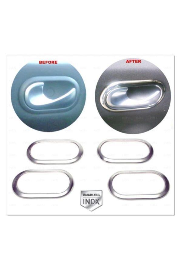 Renault Modus Krom Iç Kapı Kolu Çerçeve 4 Kapı 2004 Üzeri P.çelik - Image 1