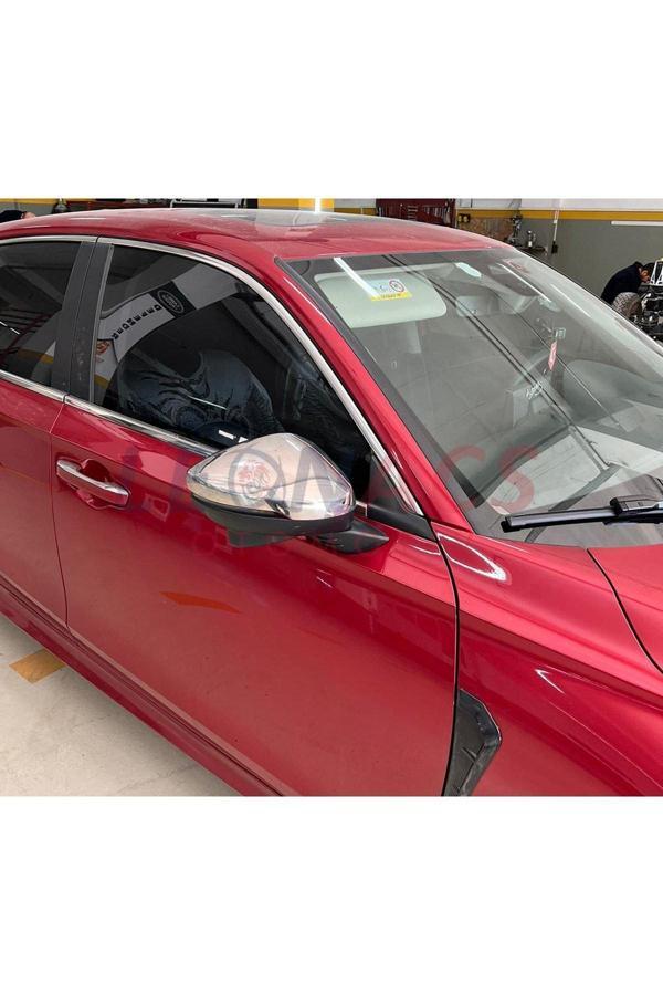 Honda Civic Fe Krom Ayna Kapağı 2 Parça Paslanmaz Çelik 2021> - Image 1
