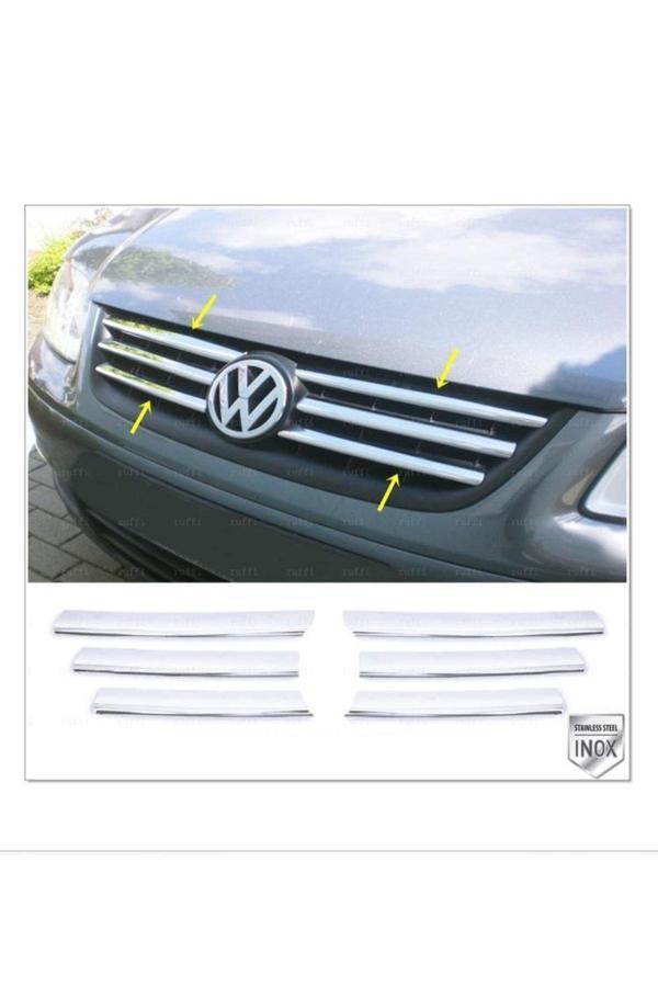 Vw Caddy Lıfe Krom Ön Panjur 6 Prç. 2007-2010 Arası P.çelik - Image 1