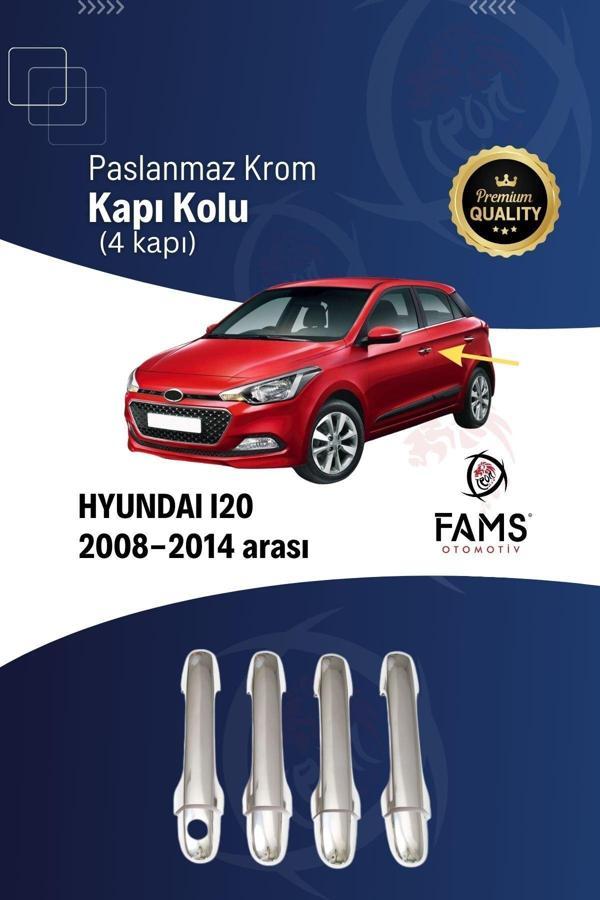 Hyundai I20 Krom Kapı Kolu 4 Kapı 2008-2014 Arası P.çelik - Image 1