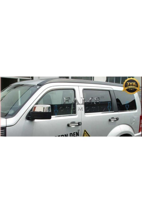 Dodge Nitro Krom Cam Çıtası Seti 6 Prç. 2006-2012 P.çelik - Image 1