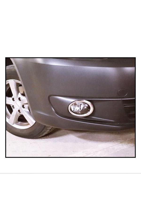 Vw Caddy Krom Sis Farı Çerçevesi 2 Prç. 2010-2015 Arası P.çelik - Image 1