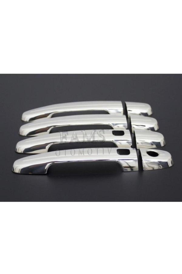 Toyota Auris Krom Kapı Kolu 4 Kapı 2007-2012 Paslanmaz Çelik (Sensörlü) - Image 1