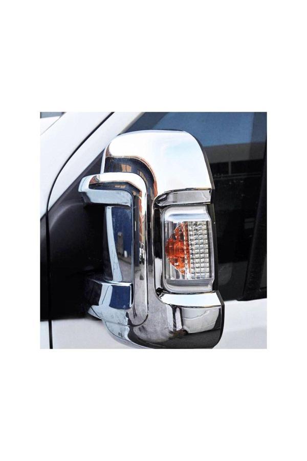 Fiat Ducato Abs Krom Kaplama Ayna Kapağı 2 Prç. 2006 - 2023 - Image 1